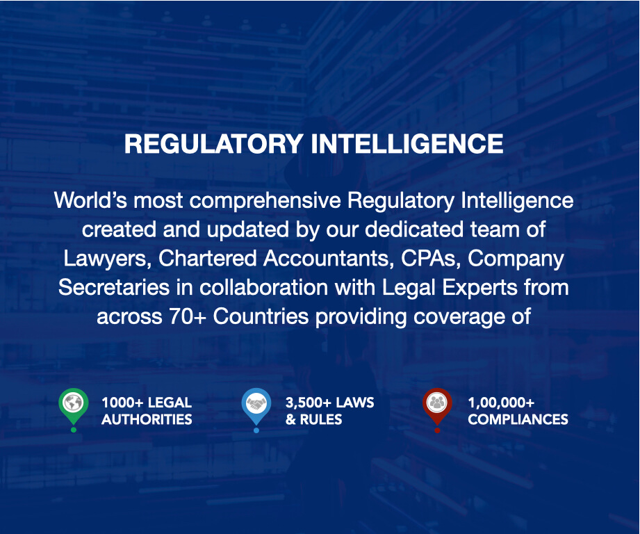 REGULATORY INTELLIGENCE