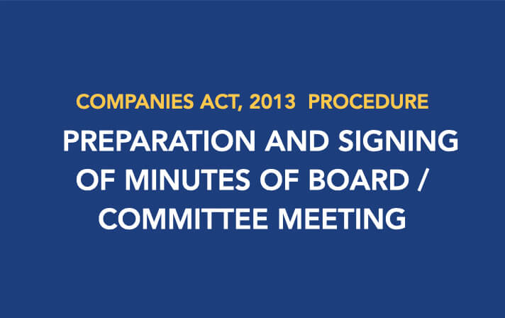 company meetings and proceedings