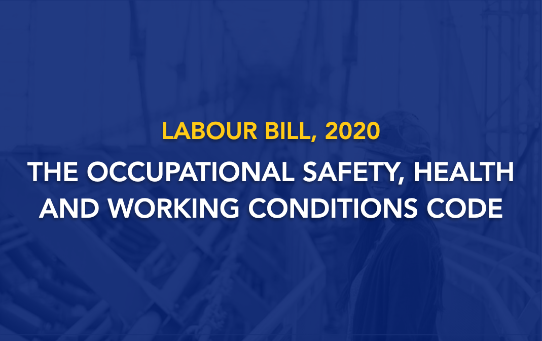 The Occupational Safety, Health & Working Conditions Code ...