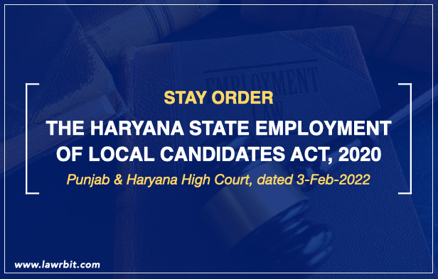The Haryana State Employment of Local Candidates Act, 2020