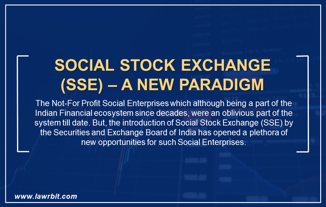 Social Stock Exchange (SSE) – A New Paradigm | Lawrbit