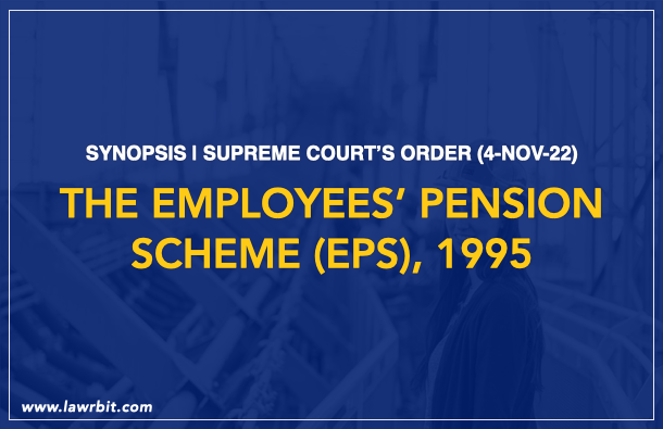 The Employees Pension Scheme (EPS), 1995