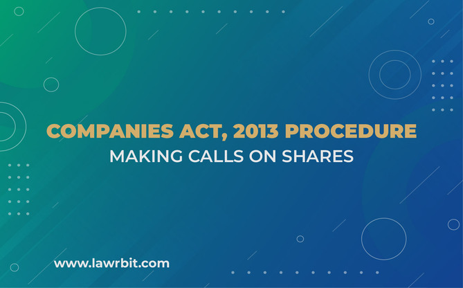Procedure for Making Calls on Shares
