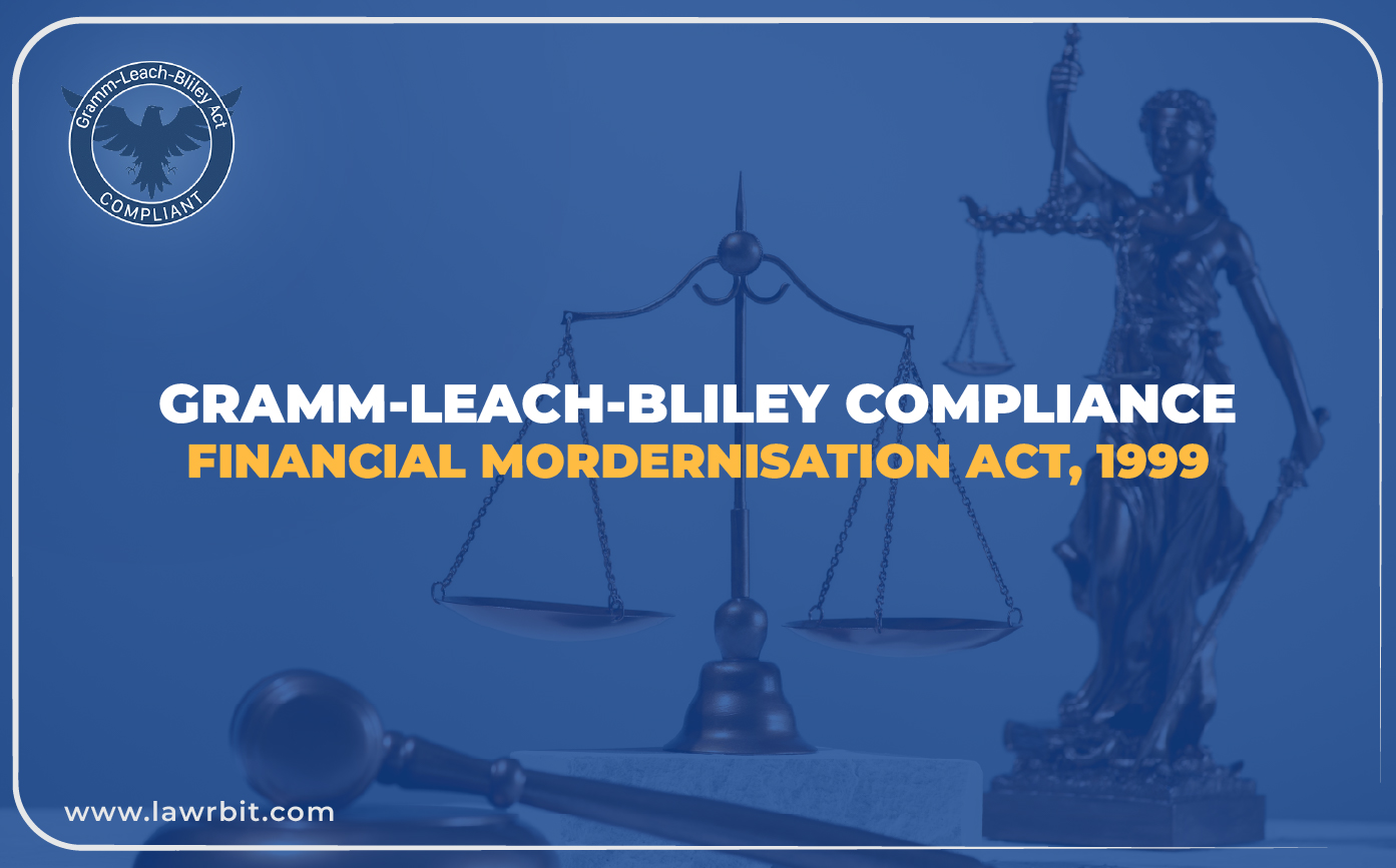 GRAMM-LEACH-BLILEY COMPLIANCE FINANCIAL MORDERNISATION ACT, 1999