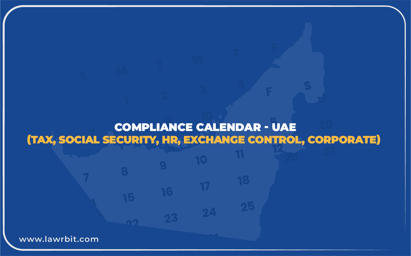 Regulatory Compliance Calendar – United Arab Emirates