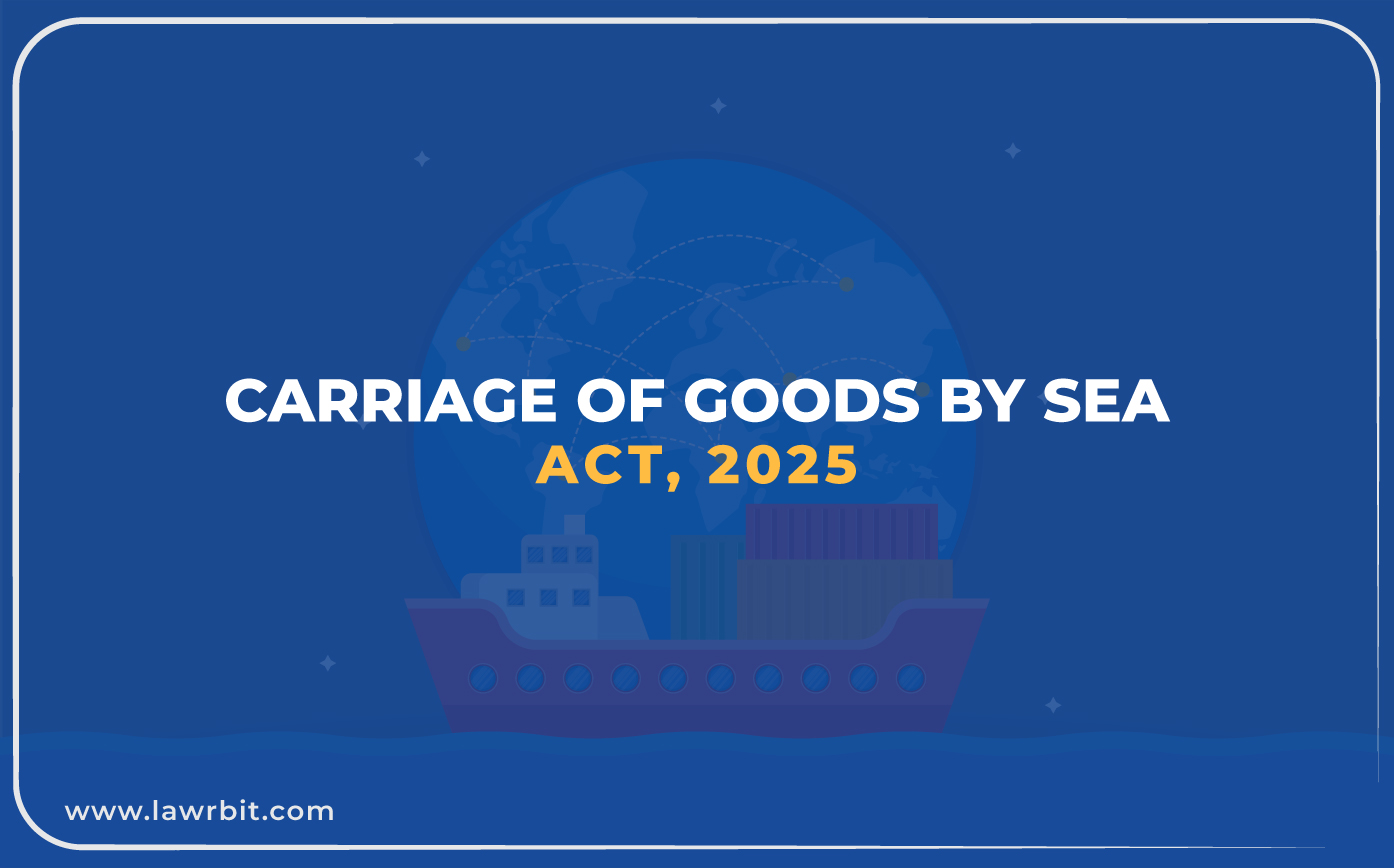 Carriage of Goods by Sea Act, 2025