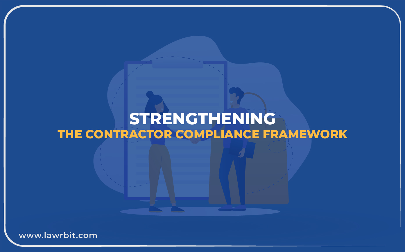 Strengthening the Contractor Compliance Framework